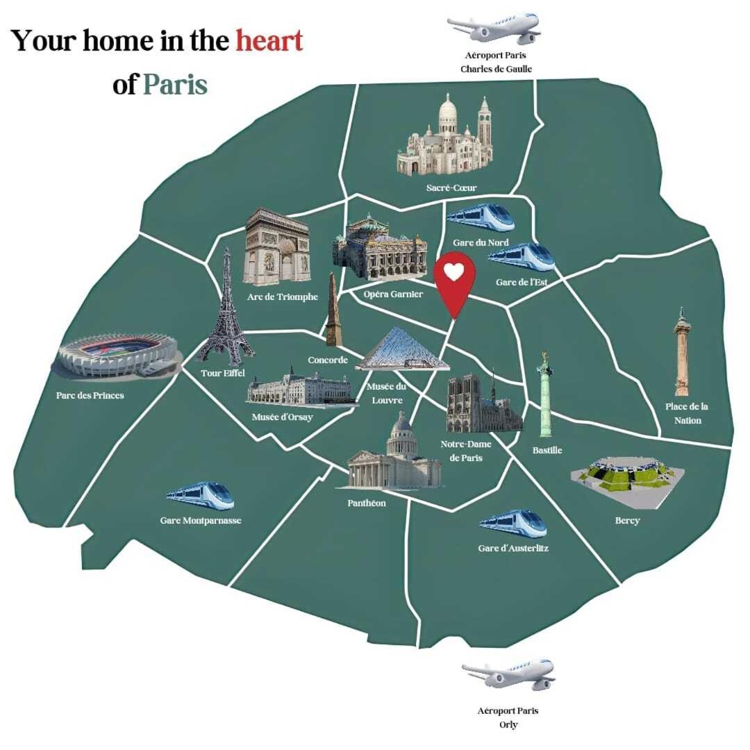 Appartement Republique ปารีส ภายนอก รูปภาพ